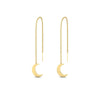 Load image into Gallery viewer, threadmoondangleearring-in-yellow-gold-FDEAR8855ANGLE3-NL-YG