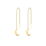 Load image into Gallery viewer, threadmoondangleearring-in-yellow-gold-FDEAR8855ANGLE3-NL-YG