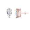 Load image into Gallery viewer, Diamond Pear Cut 3 Prong Earring