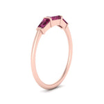 Load image into Gallery viewer, three-stone-baguette-pink-sapphire-band-in-FDENS100BGSADRPI-NL-RG