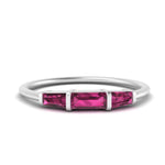 Load image into Gallery viewer, three-stone-baguette-pink-sapphire-band-in-FDENS100BGSADRPI-NL-WG