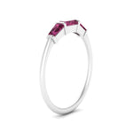 Load image into Gallery viewer, three-stone-baguette-pink-sapphire-band-in-FDENS100BGSADRPI-NL-WG