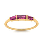 Load image into Gallery viewer, three-stone-baguette-pink-sapphire-band-in-FDENS100BGSADRPI-NL-YG