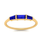 Load image into Gallery viewer, three-stone-baguette-sapphire-band-in-FDENS100BGSABL-NL-YG