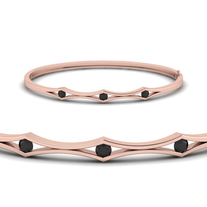 3 Stone Bracelet Bangle For Women
