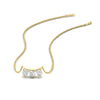 Load image into Gallery viewer, three-stone-trio-diamond-necklace-in-yellow-gold-FDPD11416-0.20CT-NL-YG.jpg?v=1751272342