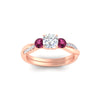 Load image into Gallery viewer, three-stone-twisted-cushion-cut-vine-pink-sapphire-engagement-ring-in-rose-gold-fdens3301curgsadrpiangle5-nl-rg.jpg