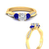 Load image into Gallery viewer, three-stone-twisted-cushion-cut-vine-sapphire-engagement-ring-in-yellow-gold-fdens3301curgsablangle3-nl-yg.jpg