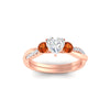 Load image into Gallery viewer, three-stone-twisted-heart-shaped-vine-orange-sapphire-engagement-ring-in-rose-gold-fdens3301htrgsaorangle5-nl-rg.jpg
