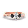 Load image into Gallery viewer, three-stone-twisted-marquise-cut-vine-black-diamond-engagement-ring-in-rose-gold-fdens3301mqrgblacksleep-nl-rg.jpg