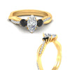 Load image into Gallery viewer, three-stone-twisted-marquise-cut-vine-black-diamond-engagement-ring-in-yellow-gold-fdens3301mqrgblackangle3-nl-yg.jpg