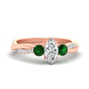Load image into Gallery viewer, three-stone-twisted-marquise-cut-vine-emerald-engagement-ring-in-rose-gold-fdens3301mqrgemgrsleep-nl-rg.jpg