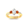 Load image into Gallery viewer, three-stone-twisted-marquise-cut-vine-orange-sapphire-engagement-ring-in-yellow-gold-fdens3301mqrgsaorangle5-nl-yg.jpg