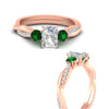 Load image into Gallery viewer, three-stone-twisted-radiant-cut-vine-emerald-engagement-ring-in-rose-gold-fdens3301rargemgrangle3-nl-rg.jpg