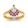 Load image into Gallery viewer, tiara-pear-bezel-pink-sapphire-wedding-ring-set-in-yellow-gold-FD1046PEGSADRPIANGLE5-NL-YG?v=1761911422