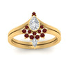Load image into Gallery viewer, tiara-pear-bezel-ruby-wedding-ring-set-in-yellow-gold-FD1046PEGRUDRANGLE5-NL-YG?v=1761911422