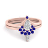 Load image into Gallery viewer, tiara-pear-bezel-sapphire-wedding-ring-set-in-rose-gold-FD1046PEGSABL-NL-RG?v=1761911422