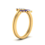 Load image into Gallery viewer, tiara-pear-bezel-sapphire-wedding-ring-set-in-yellow-gold-FD1046PEGSABLANGLE2-NL-YG_2a88203f-6df9-4966-9469-1a57aab9cc5c?v=1761911441