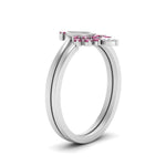 Load image into Gallery viewer, tiara-semi-mount-bezel-pink-sapphire-wedding-ring-set-in-white-gold-FD1046SMGSADRPIANGLE2-NL-WG?v=1757575018