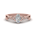 Load image into Gallery viewer, timeless-celtic-knot-marquise-lab-grown-diamond-set-in-rose-gold-FD9609MQ-NL-RG