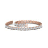 Load image into Gallery viewer, timeless-pear-diamond-tennis-bracelet-in-rose-gold-FDBRC10451PEANGLE4-7.00CT-NL-RG_