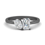 Load image into Gallery viewer, toi-n-moi-diamond-engagement-ring-in-black-gold-FD10885R-NL-BG