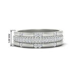 Load image into Gallery viewer, Trio Stackable Wedding Band