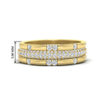 Load image into Gallery viewer, Trio Stackable Wedding Band
