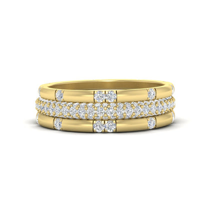 Trio Stackable Wedding Band
