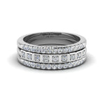 Load image into Gallery viewer, trio-pave-diamond-stack-band-in-18K-white-gold-FD8130B-NL-WG.jpg