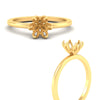 Load image into Gallery viewer, Semi Mount Tulip Six Prong Solitaire Engagement Ring