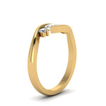 Load image into Gallery viewer, Twist 3 Stone Engagement Ring