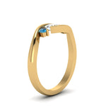 Load image into Gallery viewer, Twist 3 Stone Engagement Ring