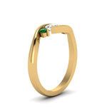 Load image into Gallery viewer, Twist 3 Stone Engagement Ring