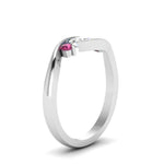 Load image into Gallery viewer, Twist 3 Stone Engagement Ring