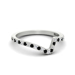 Load image into Gallery viewer, twist-diamond-wedding-anniversary-band-with-black-diamond-in-FDENS3007BGBLACK-NL-WG
