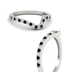 Load image into Gallery viewer, twist-diamond-wedding-anniversary-band-with-black-diamond-in-FDENS3007BGBLACK-NL-WG