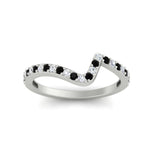 Load image into Gallery viewer, twist-diamond-wedding-anniversary-band-with-black-diamond-in-FDENS3007BGBLACK-NL-WG