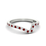 Load image into Gallery viewer, twist-diamond-wedding-anniversary-band-with-ruby-in-FDENS3007BGRUDR-NL-WG