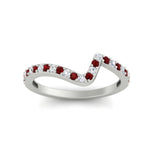 Load image into Gallery viewer, twist-diamond-wedding-anniversary-band-with-ruby-in-FDENS3007BGRUDR-NL-WG