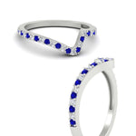 Load image into Gallery viewer, twist-diamond-wedding-anniversary-band-with-sapphire-in-FDENS3007BGSABL-NL-WG
