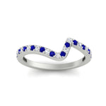 Load image into Gallery viewer, twist-diamond-wedding-anniversary-band-with-sapphire-in-FDENS3007BGSABL-NL-WG