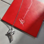 Load image into Gallery viewer, twisted-cross-diamond-pendant-in-white-gold-fdpd10796-fancy1-nl-wg