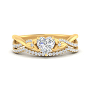 twisted-daisy-heart-diamond-bridal-ring-set-in-yellow-gold-FD9986B2HT-NL-YG
