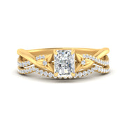 twisted-daisy-radiant-diamond-bridal-ring-set-in-yellow-gold-FD9986B2RA-NL-YG