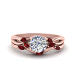 Load image into Gallery viewer, twisted-diamond-round-cut-wedding-band-sets-with-ruby-in-rose-gold-FD8300ROGRUDR-NL-RG