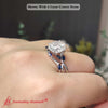 Load image into Gallery viewer, twisted-diamond-round-cut-wedding-band-sets-with-sapphire-in-white-gold-FD8300RO-1