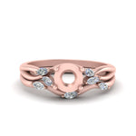 Load image into Gallery viewer, twisted-diamond-semi-mount-wedding-band-sets-in-rose-gold-FD8300SM-NL-RG