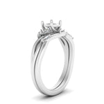 Load image into Gallery viewer, twisted-diamond-semi-mount-wedding-band-sets-in-white-gold-FD8300SM-NL-WG