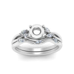 Load image into Gallery viewer, twisted-diamond-semi-mount-wedding-band-sets-in-white-gold-FD8300SM-NL-WG